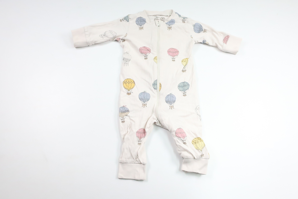Pyjamas med luftballonger från Lindex - Storlek 62 - Vit