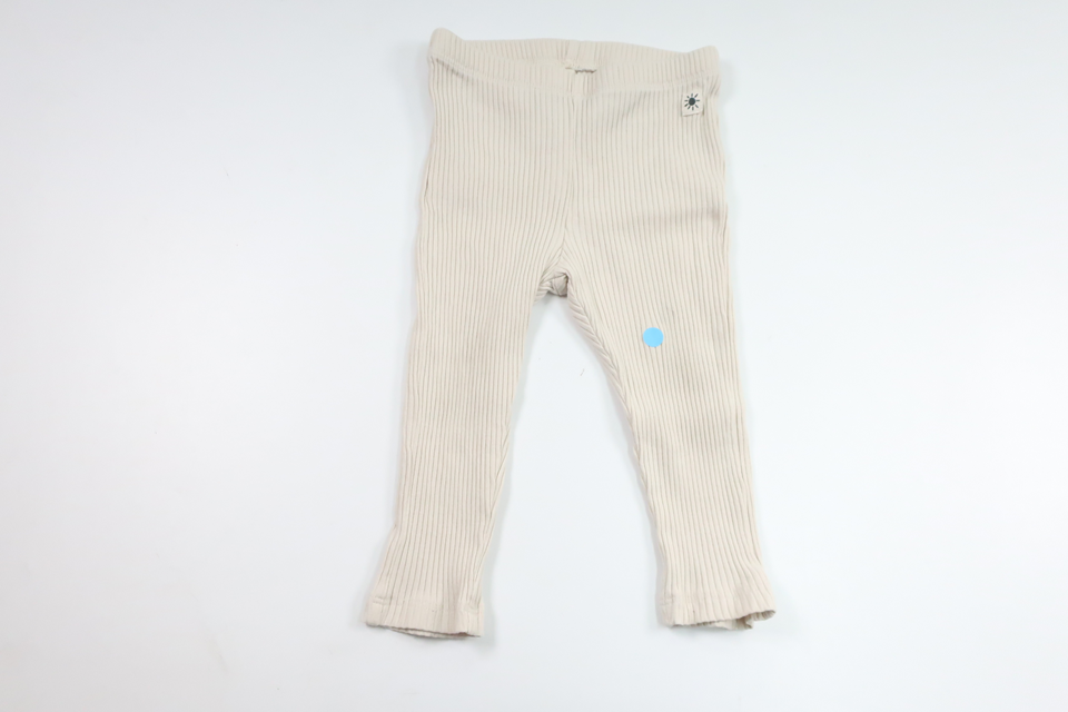 Ribbed trousers from Lindex - Size 74 - Off-white