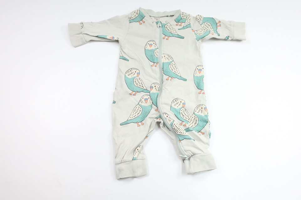 Pajamas with birds from Lindex - Size 56 - Blue
