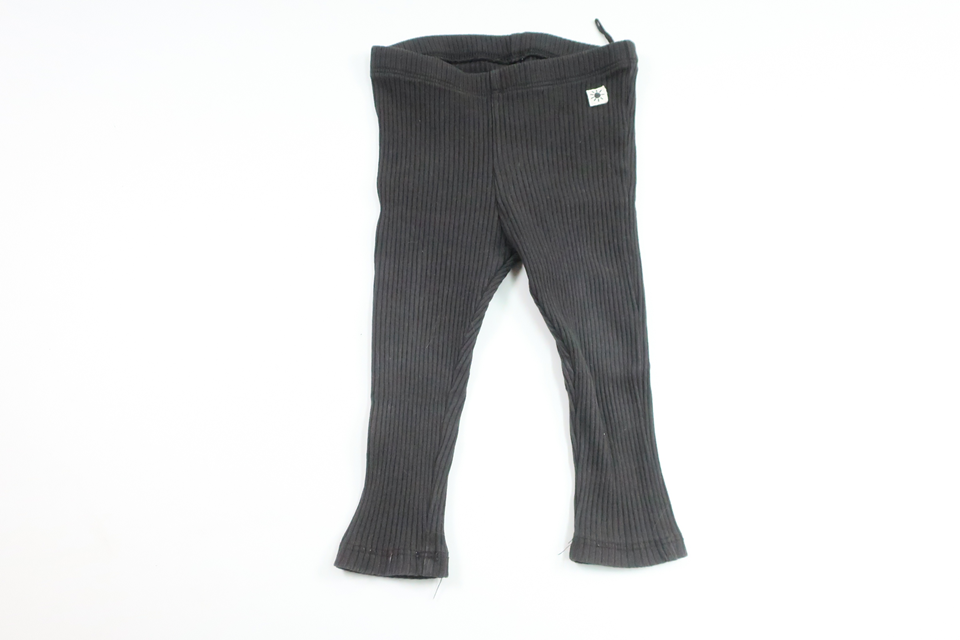 Ribbed trousers from Lindex - Size 74 - Black