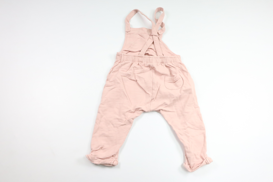 Hängselbyxor från Lindex - Storlek 74 - Rosa