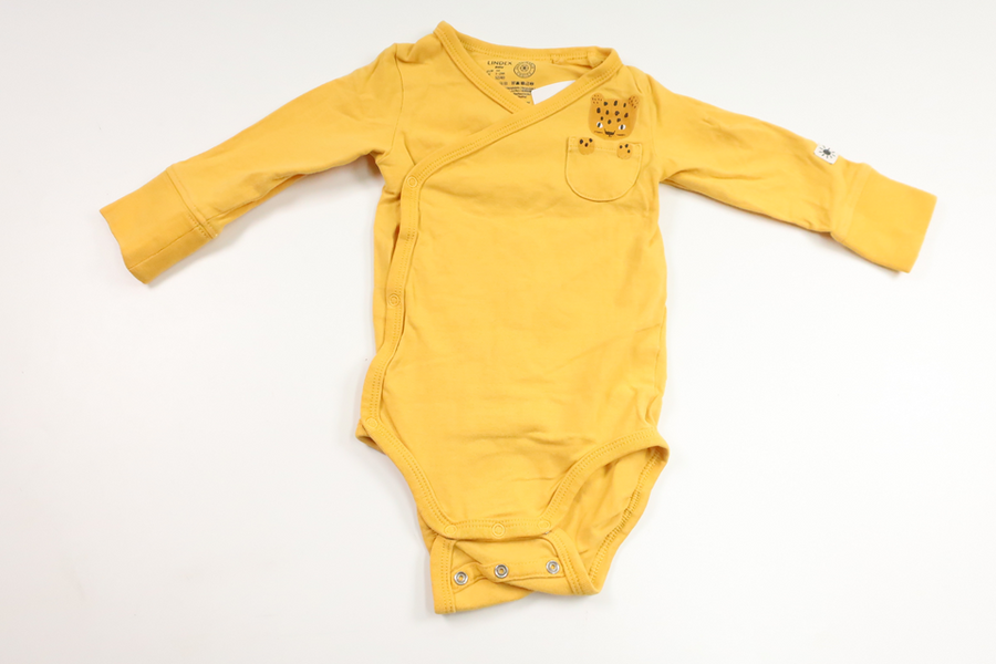 Omlottbody från Lindex - Storlek 56 - Gul