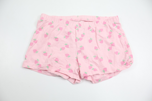 Pyjamasshorts med jordgubbar från Kappahl - Storlek 122/128 - Rosa