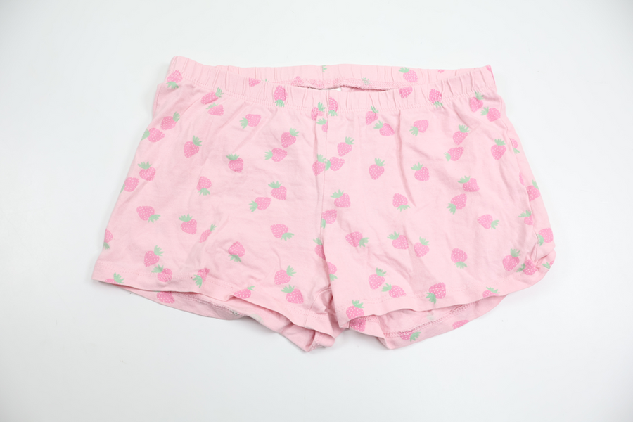 Pyjamasshorts med jordgubbar från Kappahl - Storlek 122/128 - Rosa