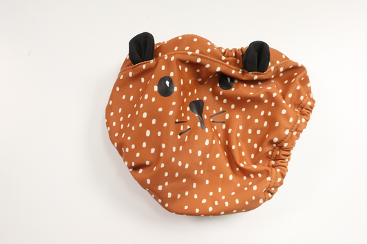 Badblöja från Lindex - Storlek 62/68 - Brun