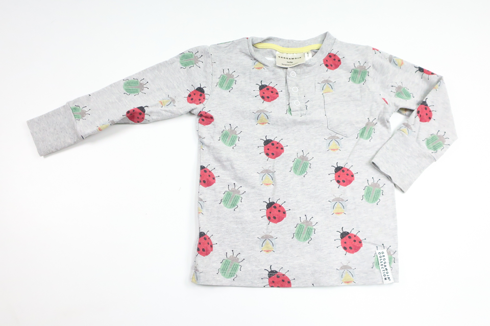 Pyjamas tröja från Geggamoja - Storlek 74/80 - Grå