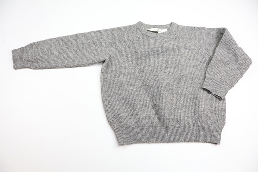 Stickad tröja från H&M - Storlek 110/116 - Grå