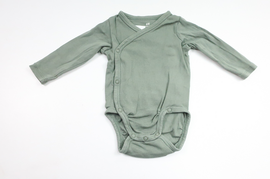 Wrap bodysuit from H&M - Size 62 - Green