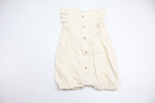 Jumpsuit från H&M - Storlek 80 - Benvit