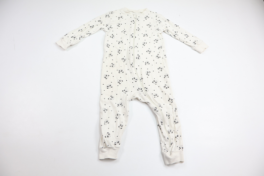 Pyjamas med pandor från Okänt - Storlek 86/92 - Vit