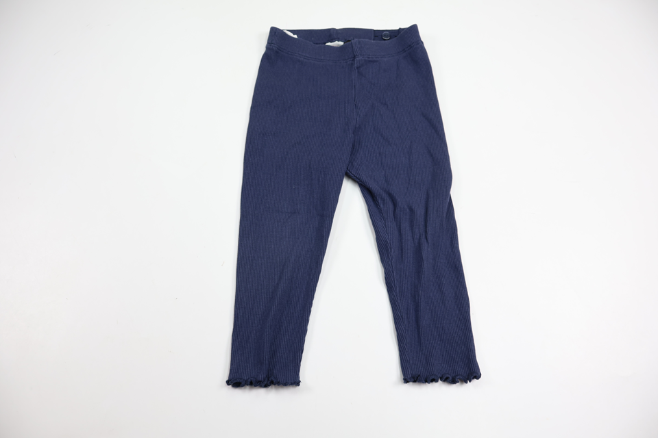 Ribbade byxor från H&M - Storlek 86 - Marinblå