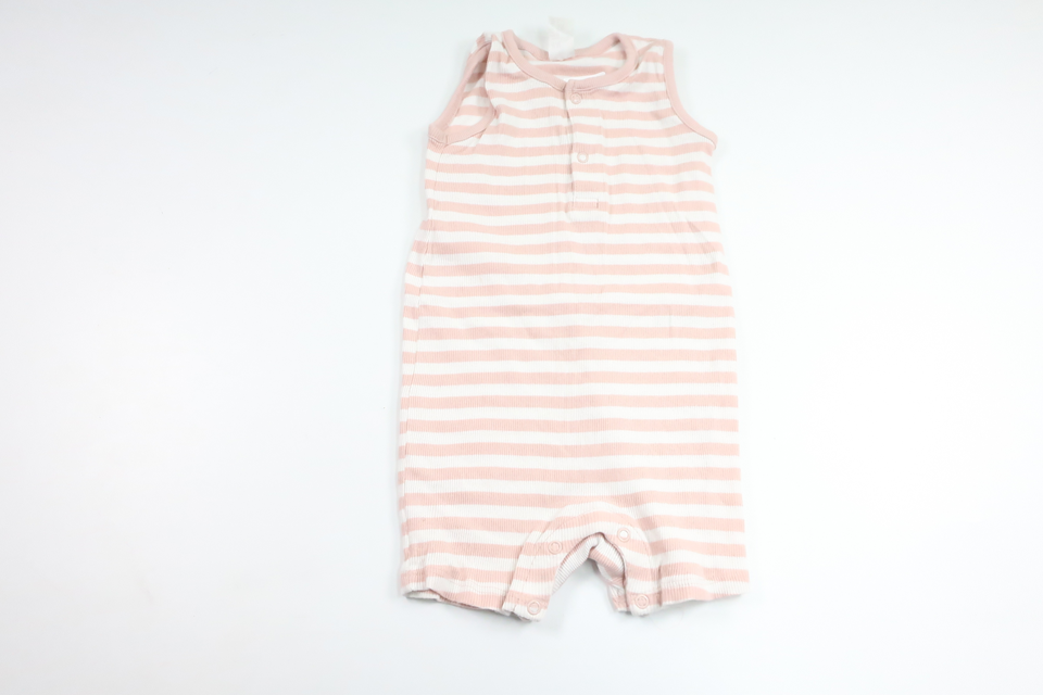 Ribbad jumpsuit från H&M - Storlek 92 - Rosa