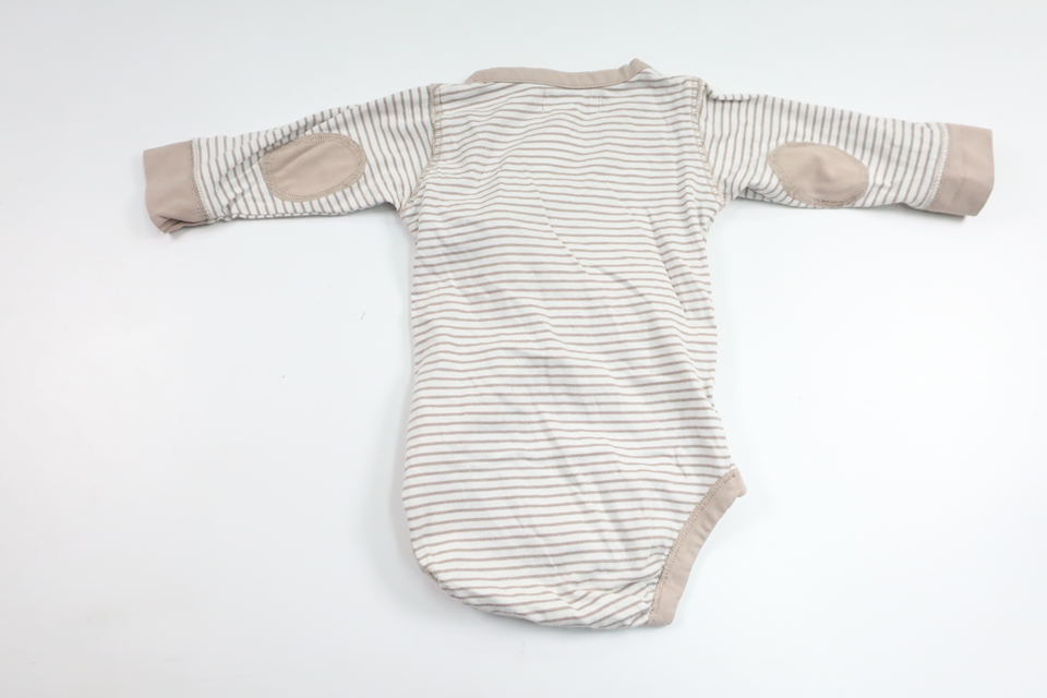 Randig body från Newbie - Storlek 56 - Beige