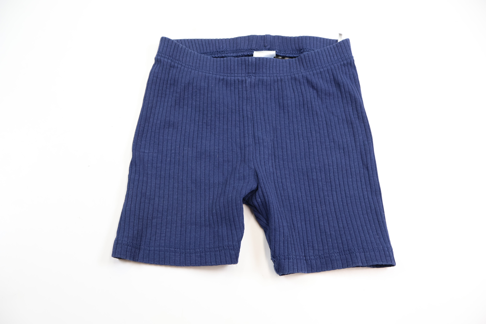 Ribbade shorts från H&M - Storlek 86 - Marinblå