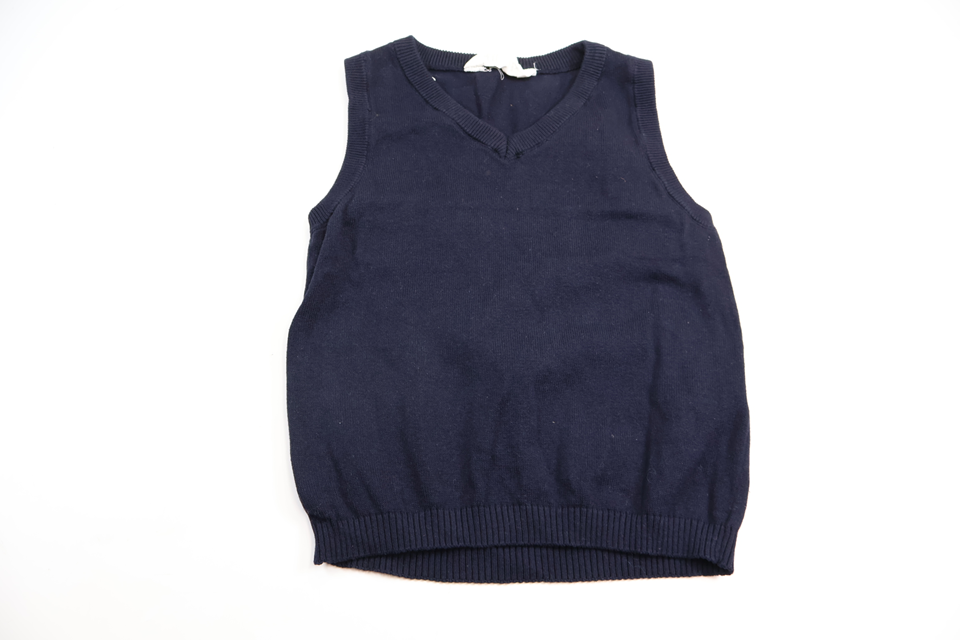 Stickad väst från H&M - Storlek 116 - Marinblå