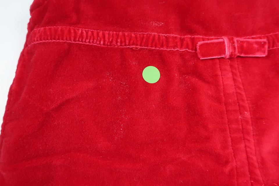 Klänning i velour från FIX by Lindex - Storlek 86 - Röd