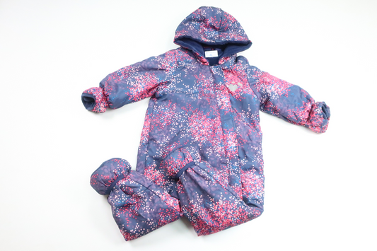 Fleecefodrad overall från Lupilu - Storlek 74/80 - Marinblå