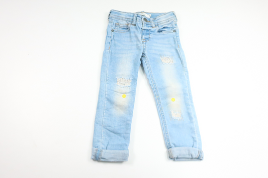 Jeansbyxor från Name It - Storlek 104 - Denim