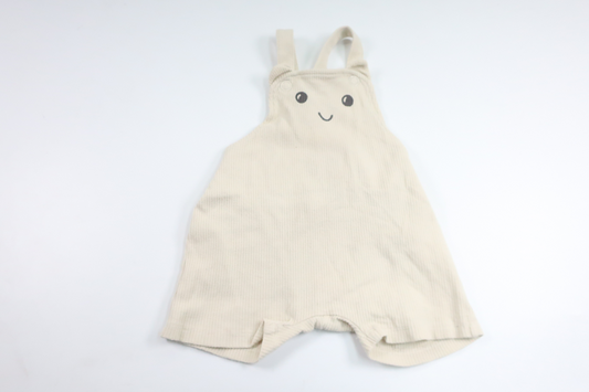 Hängselshorts från Lindex - Storlek 74 - Benvit