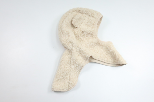 Balaclava "Teddy" från Okänt - Storlek 86/92 - Benvit