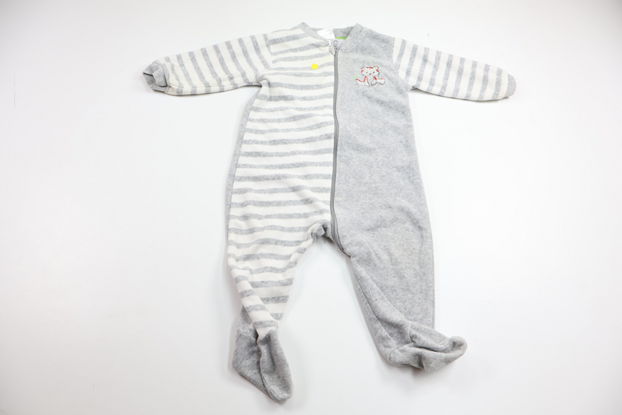 Pyjamas i fleece från Impidimpi - Storlek 74/80 - Grå