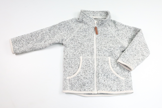 Fleecejacka från H&M - Storlek 80 - Grå