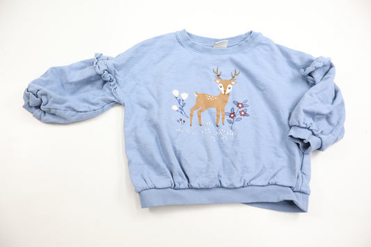 Sweatshirt från Lindex - Storlek 104 - Blå