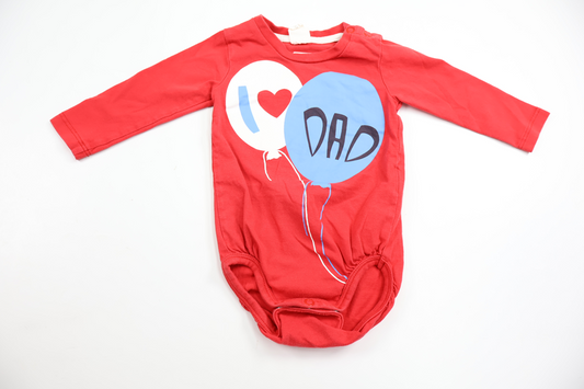 Body från H&M - Storlek 68 - Röd
