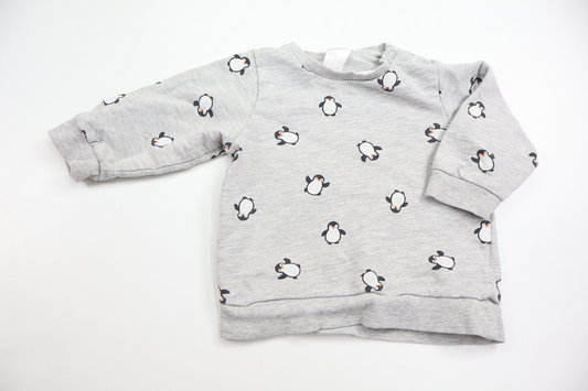 Sweatshirt från H&M - Storlek 74 - Grå