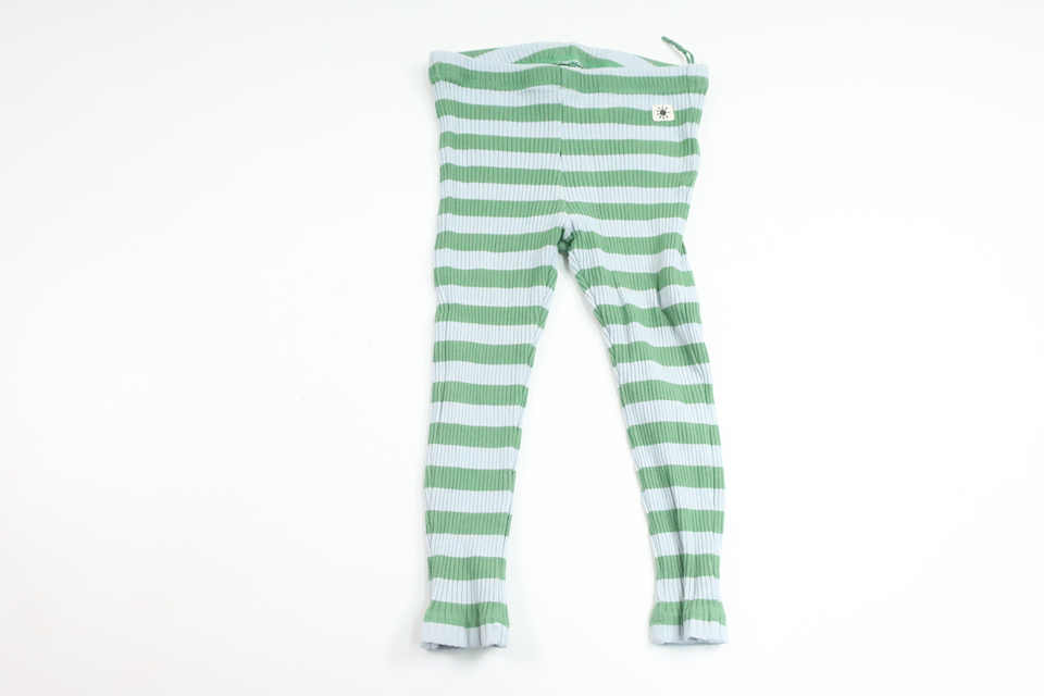 Ribbade byxor från Lindex - Storlek 86 - Grön