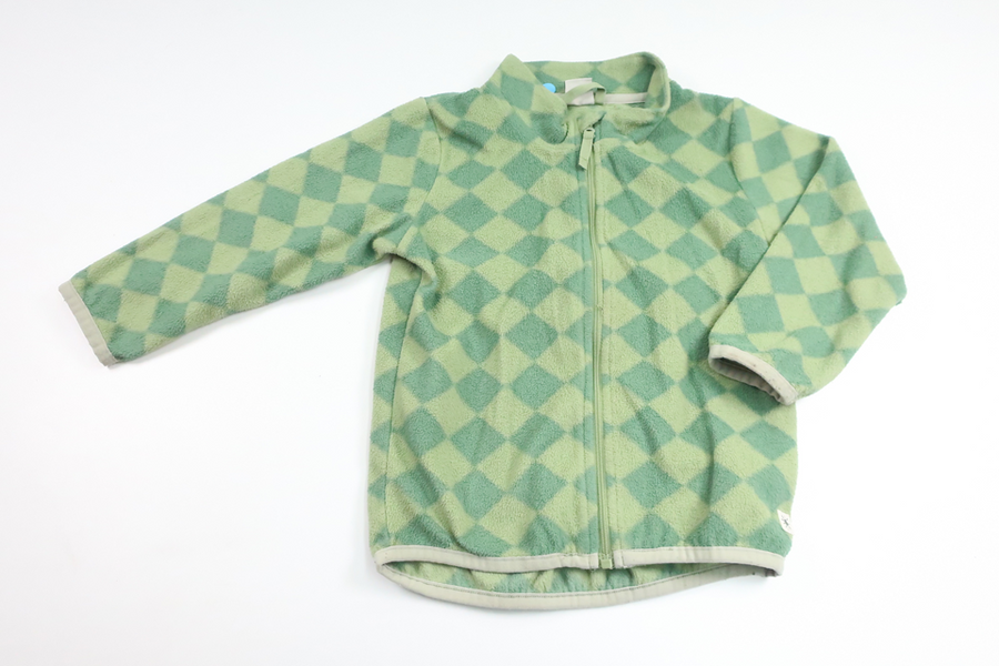 Fleecejacka från Lindex - Storlek 92 - Grön