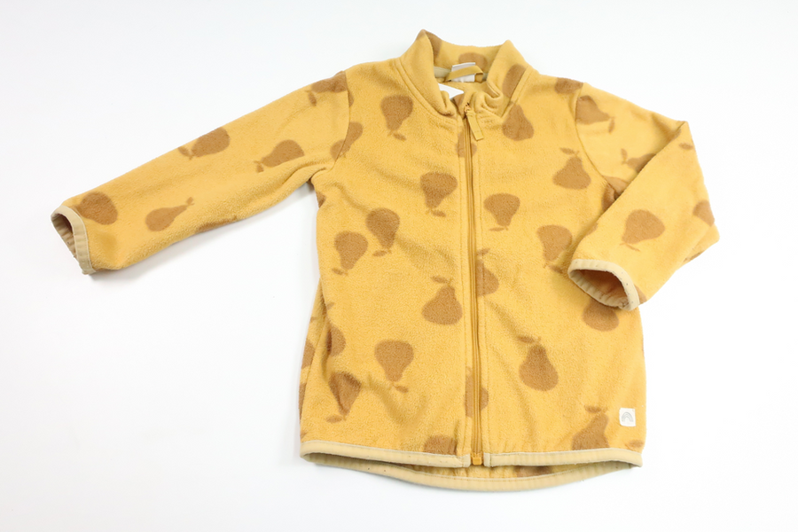 Fleecejacka från Lindex - Storlek 92 - Gul