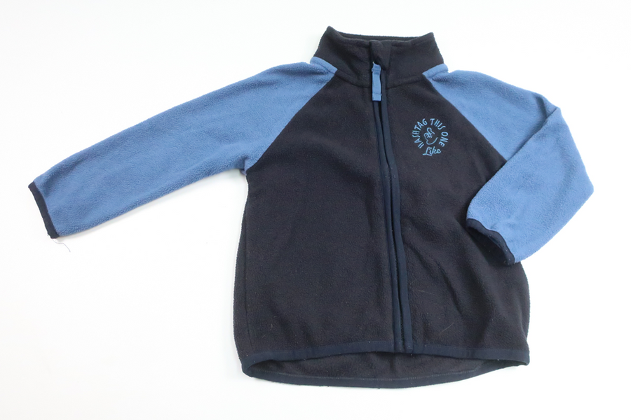 Fleecejacka från Cubus - Storlek 92 - Marinblå