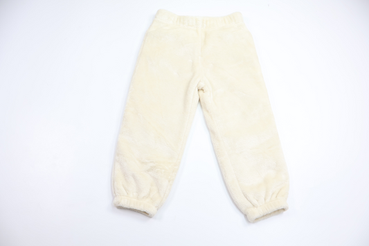 Mjuka byxor i fleece från Okänt - Storlek 98/104 - Benvit