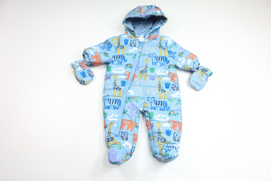 Vadderad overall från Next - Storlek 56/62 - Blå