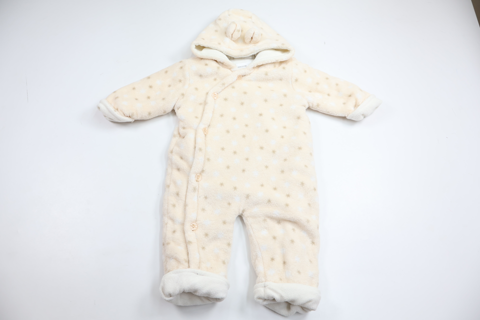 Overall i fleece från Ergee - Storlek 62/68 - Benvit
