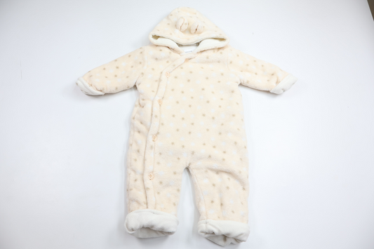 Overall i fleece från Ergee - Storlek 62/68 - Benvit