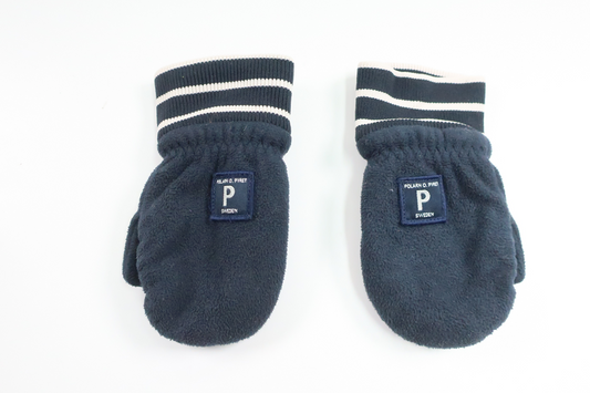 Fleecefodrade vantar från Polarn o. Pyret - Storlek 86/92 - Marinblå