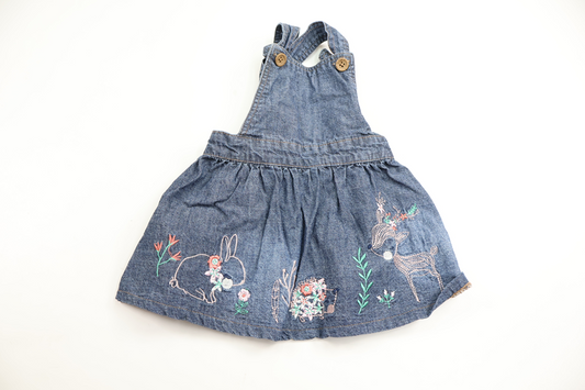 Hängselklänning från Early Days - Storlek 62 - Denim