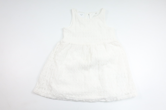 Spetsklänning från H&M - Storlek 92 - Vit