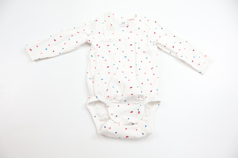 Omlottbody från H&M - Storlek 62 - Vit