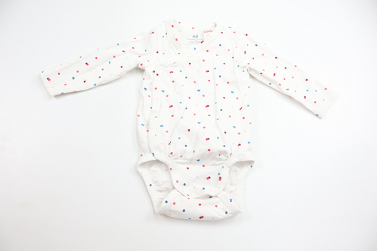 Omlottbody från H&M - Storlek 62 - Vit