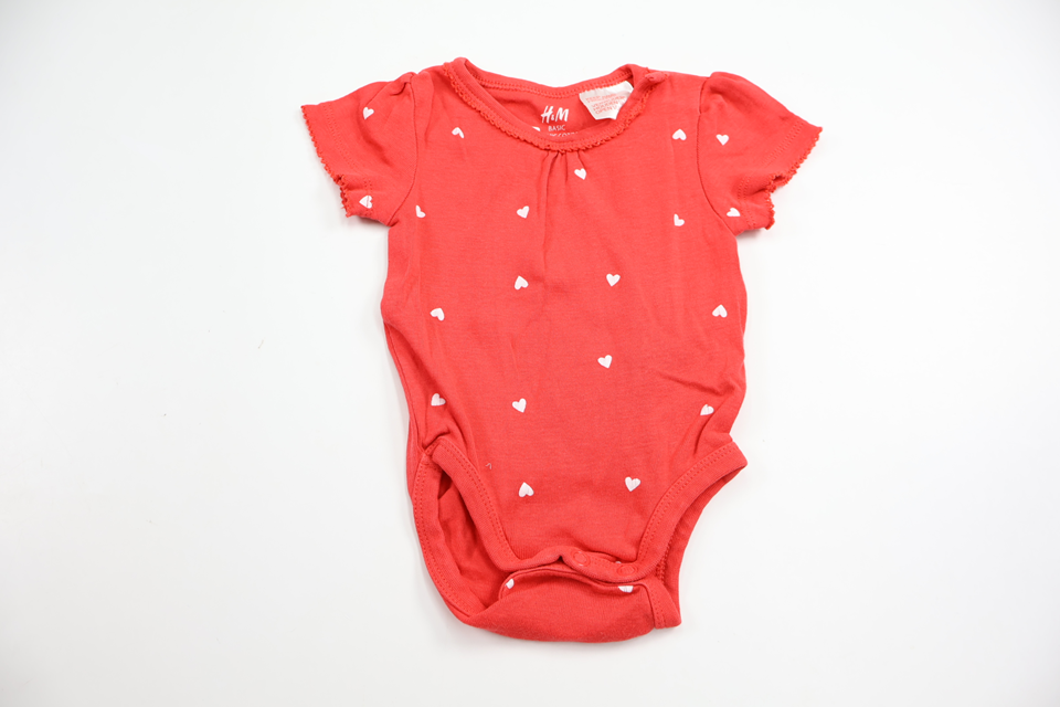 Body från H&M - Storlek 56 - Röd