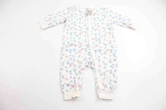 Blommig pyjamas från H&M - Storlek 62 - Benvit