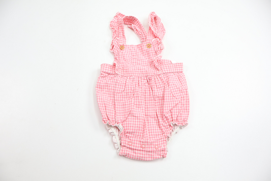 Rutig body från H&M - Storlek 56 - Rosa