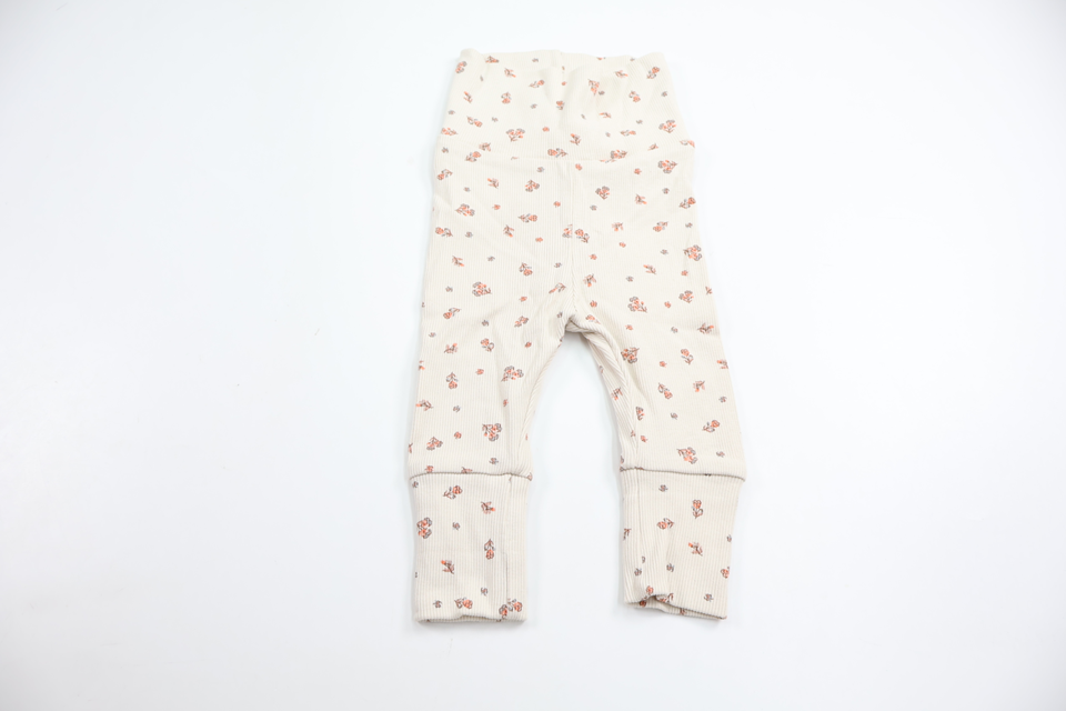 Ribbade byxor från H&M - Storlek 56 - Benvit