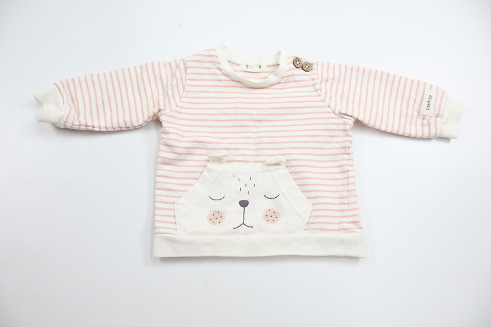Randig tröja från Newbie - Storlek 56 - Rosa