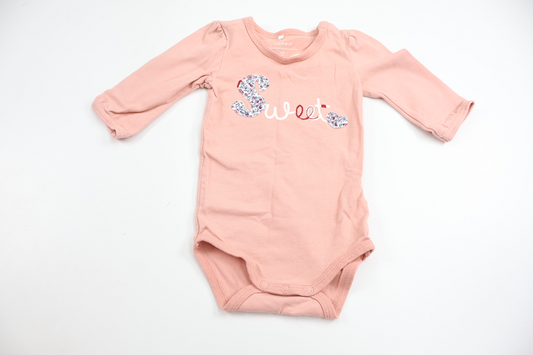 Body från Name It - Storlek 62 - Rosa
