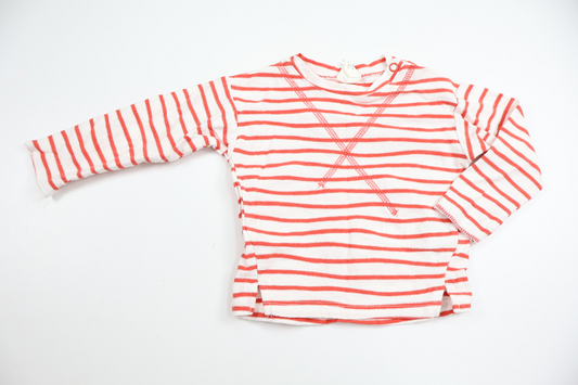 Randig tröja från H&M - Storlek 62 - Vit