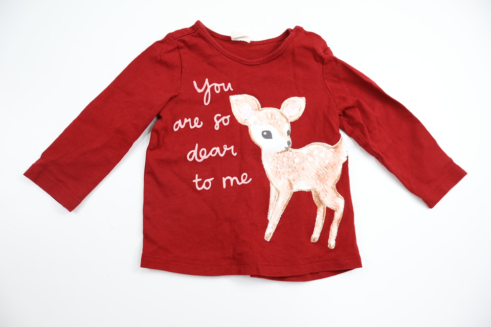 Tunika från H&M - Storlek 68 - Vinröd